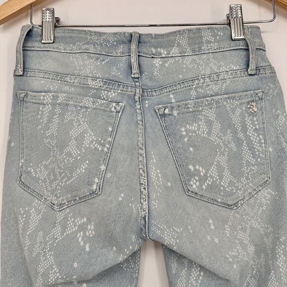 Black Orchid Skinny Jeans Womens 25 Mid Rise Light Blue Denim - Picture 11 of 13